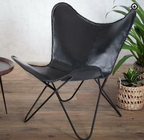 Genuine leather butterfly - leather,