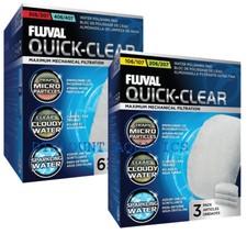 Fluval Polishing Pads Genuine External Floss Filter Media 105-207/305-407 A242-4