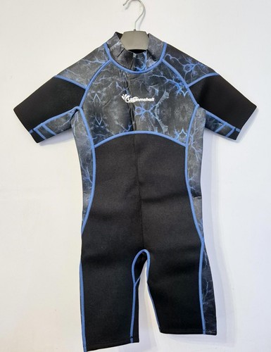 Kids wetsuit dark blue 5mm - kids,