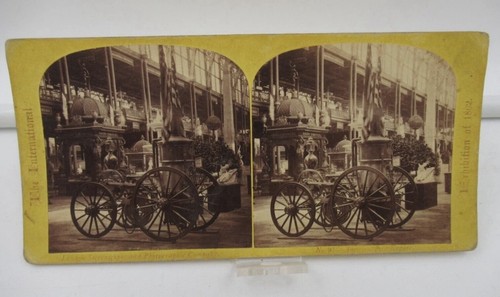 Antique stereoview card - antique,