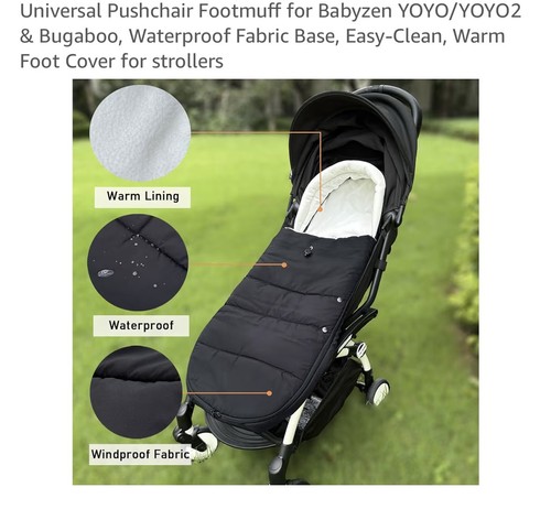 Universale stroller footmuff - universale,