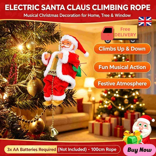 Electric christmas santa - christmas, claus