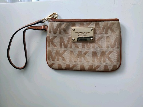 Michael kors logo beighwallet - michael,