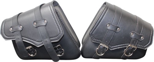 Black faux leather - faux,