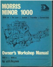 MORRIS MINOR 1000 SALOON TRAVELLER TOURER VAN PICK-UP (1956-71) WORKSHOP MANUAL