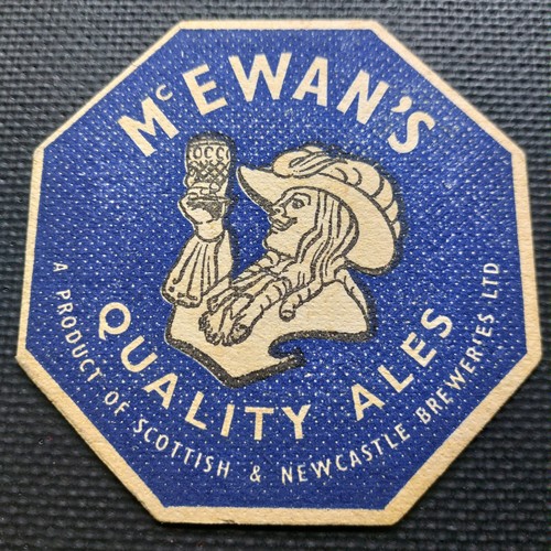 Mcewans beer mat cat 15 - beer, no