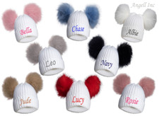 Personalised baby fur pom - baby,