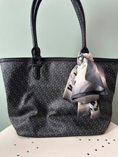 DKNY Black Tote Bag with Scarf