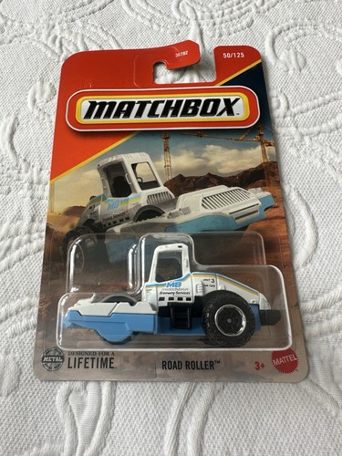 Matchbox road roller - matchbox, long