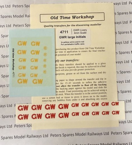 Old time workshop 4711 gwr - time,