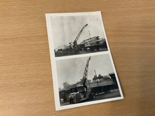 1950’S  STAFFA MOBILE CRANE OFFICIAL PHOTOGRAPHS AS SHOWN ORIGINAL ITEM