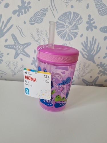 Pink nuby sip toddler - sip, cup