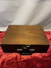 Early -mid C20th Wooden Top Handle Suitcase Storage Vintage Luggage 
