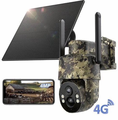 Solar security camera 4mp - security,