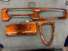 Jaguar X350 XJ8 Interior dashboard wood trim veneer set.