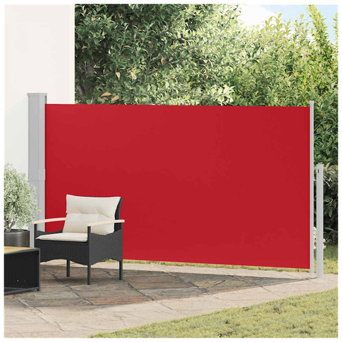 Patio side awning - red, 170x300