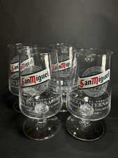 4 x San Miguel pint Glasses CE