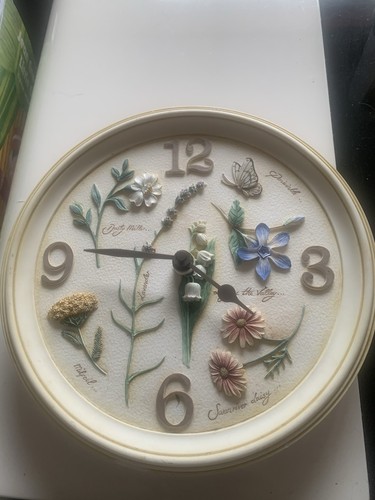 Ceramic decorative wall - ceramic, clock
