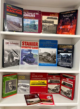 LMS Stanier Steam Locomotive History Lot Various Authors Hardcover Steam Railway