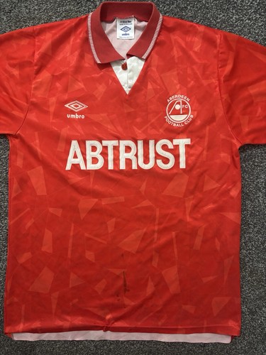 Aberdeen home shirt 1990 - aberdeen, 1990/92