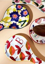 Anthropologie Tivoli Letter "H" Monogram Spoon Rest BNWT