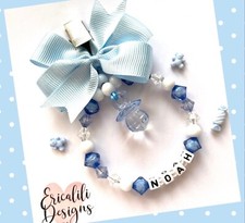 Personalised pram charm clip - personalised,