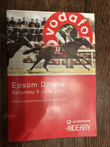 2001 epsom derby race card - 2001,