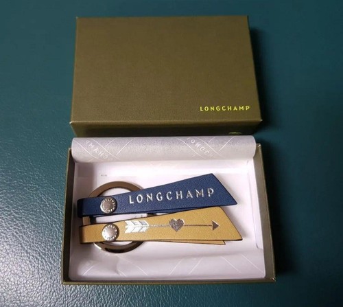 Longchamp keyring blue dusty - longchamp,
