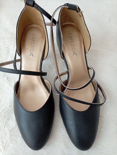 Capezio br09 black - capezio, leather