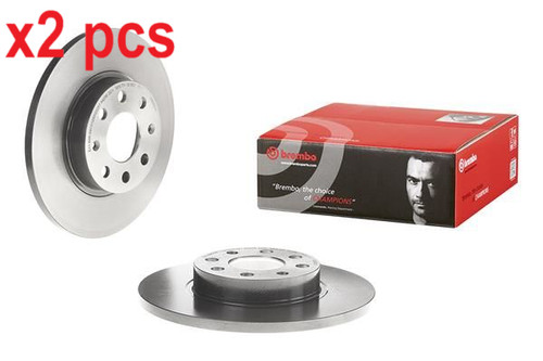 Pcs sides brake disc - x2,