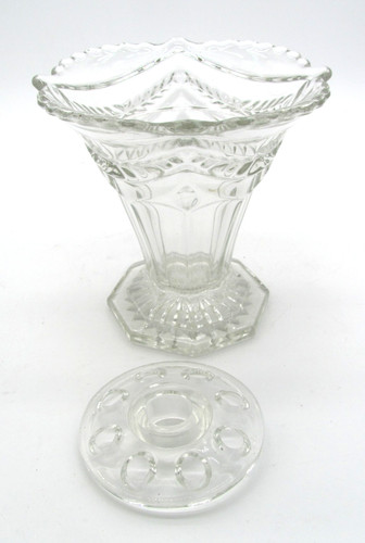 Antique cut glass lead - glass, crystal