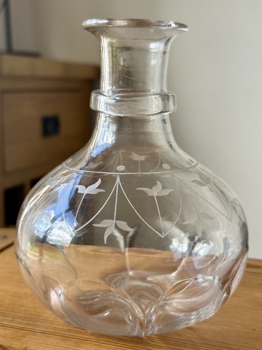 Rare antique cut glass art - antique,