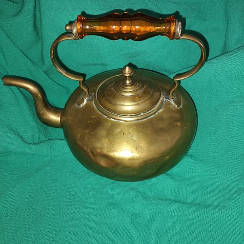 Vintage copper kettle tea pot - vintage,