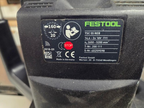 Festool tsc reb - tsc, 18v