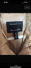 River Island Studio Faux Fur Coat Size 8