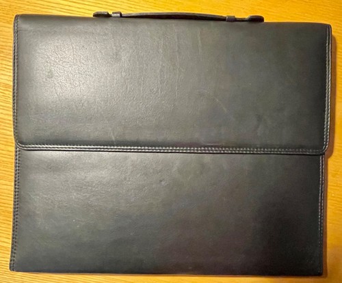 Leather writing case portfolio