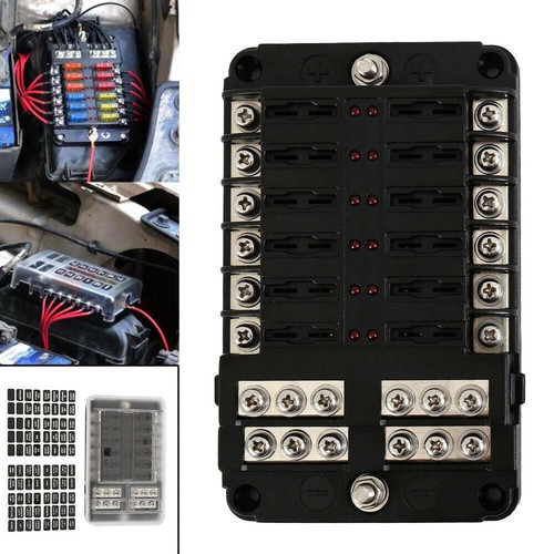 Blade fuse box way - box, 12
