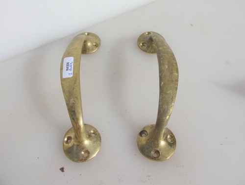 Vintage brass door handles - vintage,
