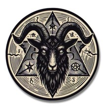 Baphomet Satanic Vinyl Sticker