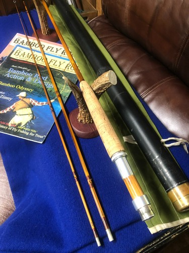 Handcrafted bamboo fly rod - bamboo,