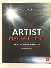 Artist Management for the Music Business by Allen, Paul Paperback Book The Cheap