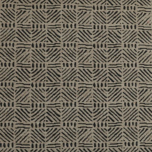 Brown tribal chenille fabric - brown,