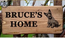 Dog Name Nameplate Plaque