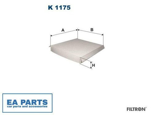 Filter interior air - interior, for