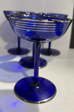 Vintage Art Deco Cobalt Blue