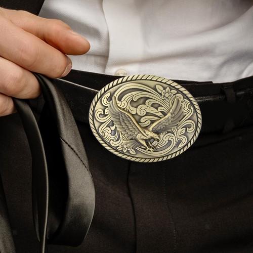 Western cowboy belt buckle - belt,