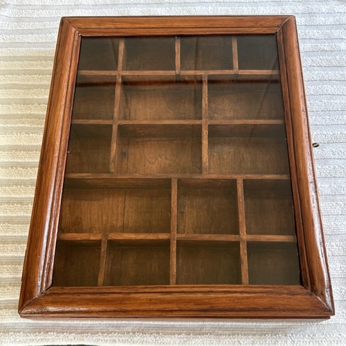 Wooden curio cabinet display - wooden,
