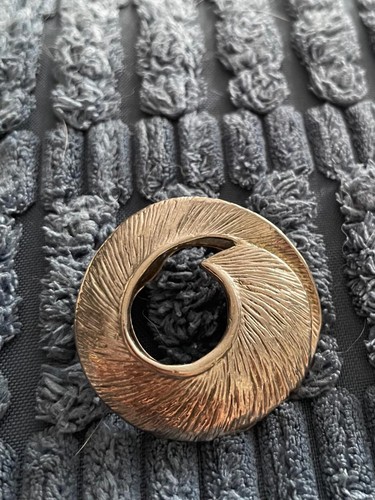 Vintage modernist scarf clip - scarf,