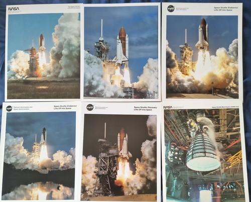 Nasa space shuttle - shuttle, lithographs