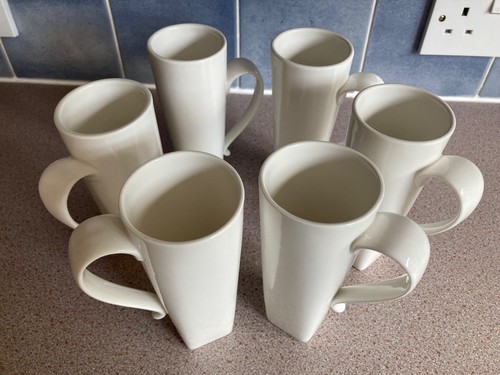 Pausa white stoneware - stoneware, tall